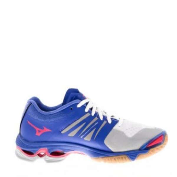 Labe Kloppen vacature Mizuno Wave Lightning Z2 Women Blauw Zilver Wit Roze