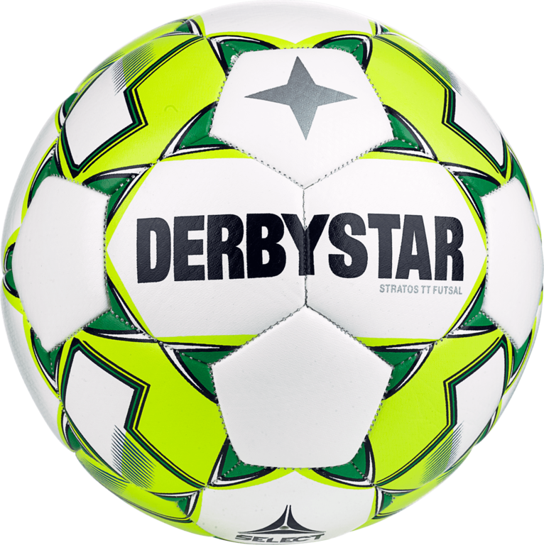 Derbystar Voetbal Futsal Stratos Wit geel blauw 1554