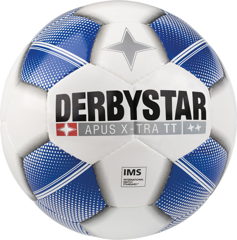 Derbystar Voetbal Apus X-Tra TT Wit/Blauw