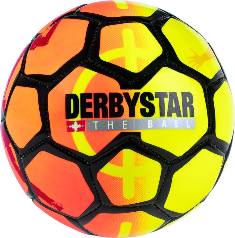 Derbystar Mini Voetbal Mini Ball Street Soccer Oranje / geel / zwart