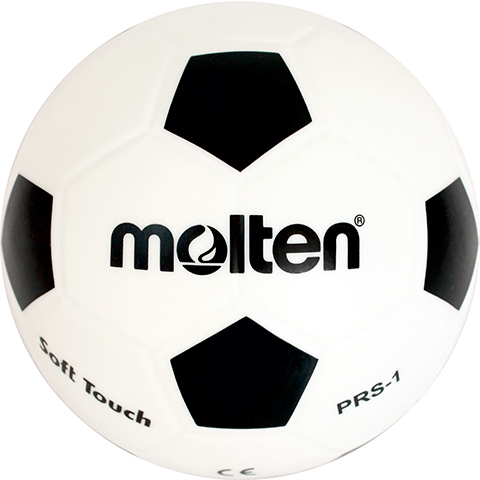 Molten Voetbal Soft PRS-1 240g Ã 190 mm wit/zwart