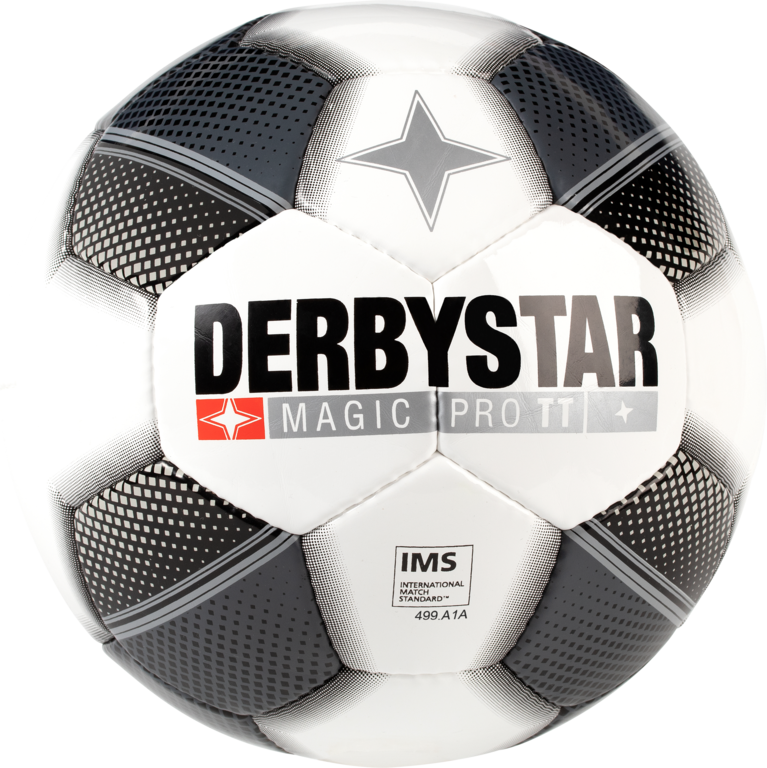 Derbystar voetbal Magic Pro TT wit zwart