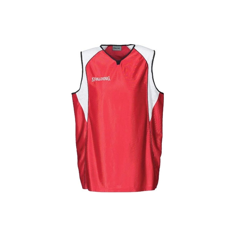 Spalding Shirt FastbreakTank Top rood wit